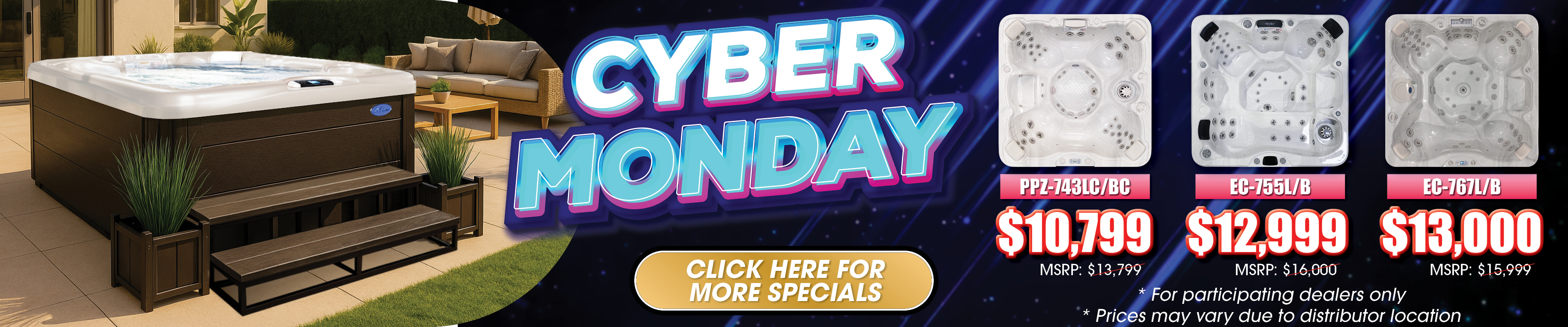 Calspas hot tub being used in a family setting - Enid